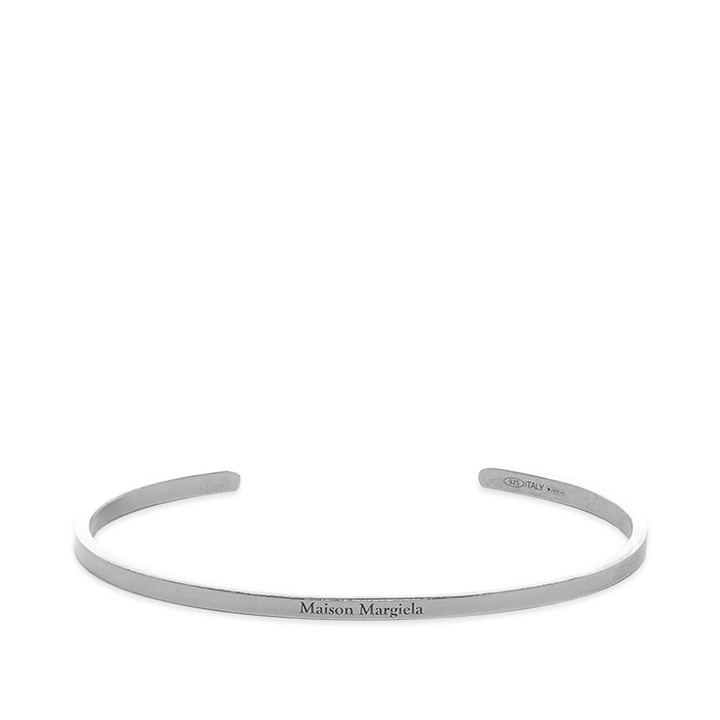 Photo: Maison Margiela Text Logo Slim Bangle