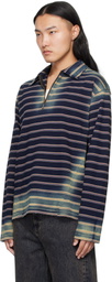 MMIC Navy & Beige Boho Polo