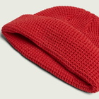RoToTo Waffle Watch Cap Beanie in Red