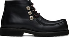 Toga Virilis Black Square Toe Boots