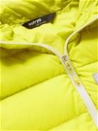 OSTRYA - 850 Light Logo-Appliquéd Quilted Ripstop Down Gilet - Yellow