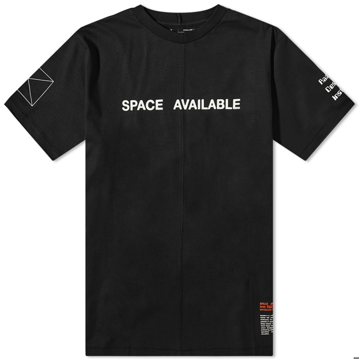 Photo: Space Available Men's SA03 Logo T-Shirt in Black