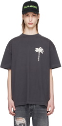 Palm Angels Gray 'The Palm' T-Shirt