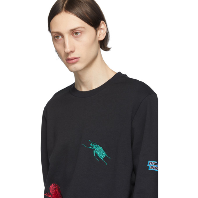 Paul Smith Black Embroidered Charm Sweatshirt Paul Smith