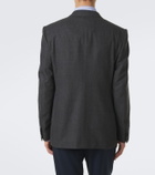 Dunhill Double-breasted wool and cashmere blazer