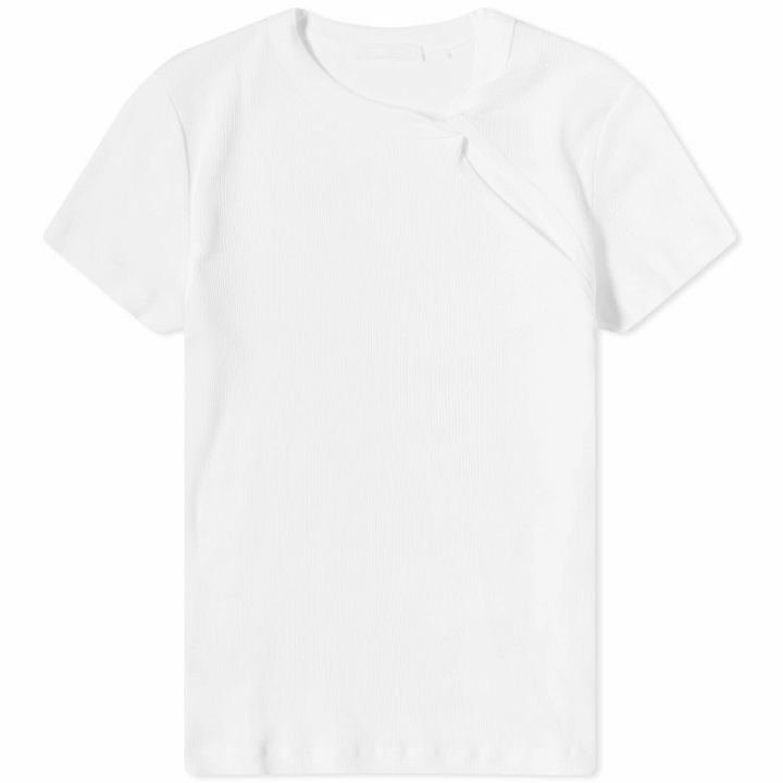 Photo: Helmut Lang Women's Rib T-Shirt in White