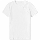 Helmut Lang Women's Rib T-Shirt in White