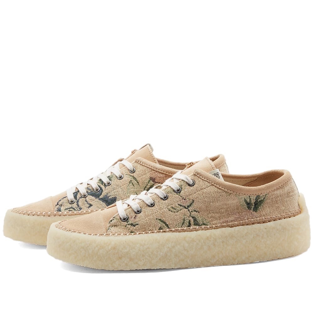 NEW NO BOX SIZE 8.5 Clarks‎ Originals Mens WALLABEE Caravan Low BEIGE FLEURI NEW NO BOX SIZE 8.5 Clarks Originals Mens WALLABEE Caravan  main image 2
