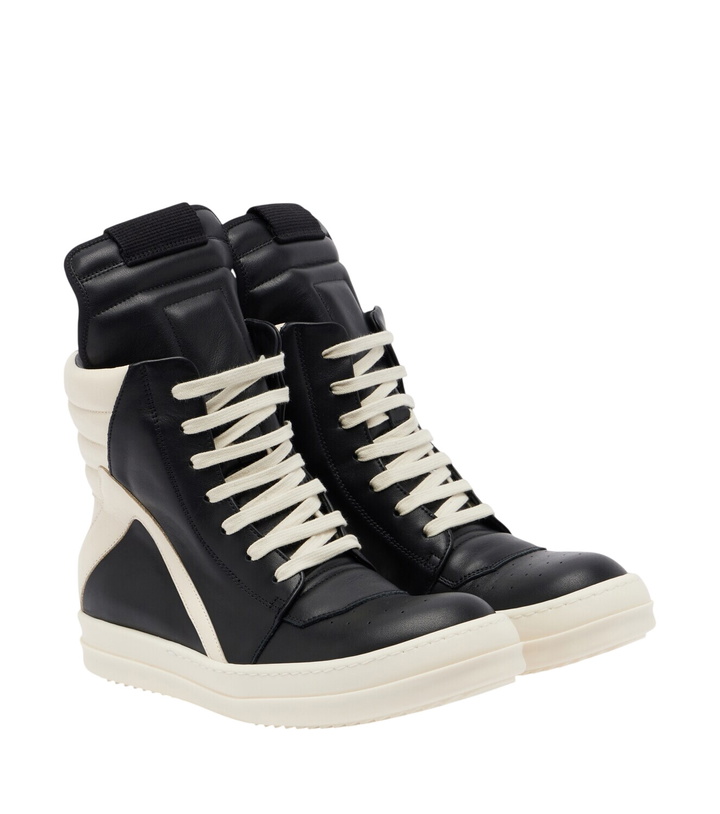 Photo: Rick Owens Geobasket leather sneakers