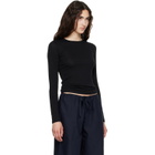 FLORE FLORE Black Olivia Longsleeve T-shirt