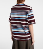 Prada Striped cotton T-shirt