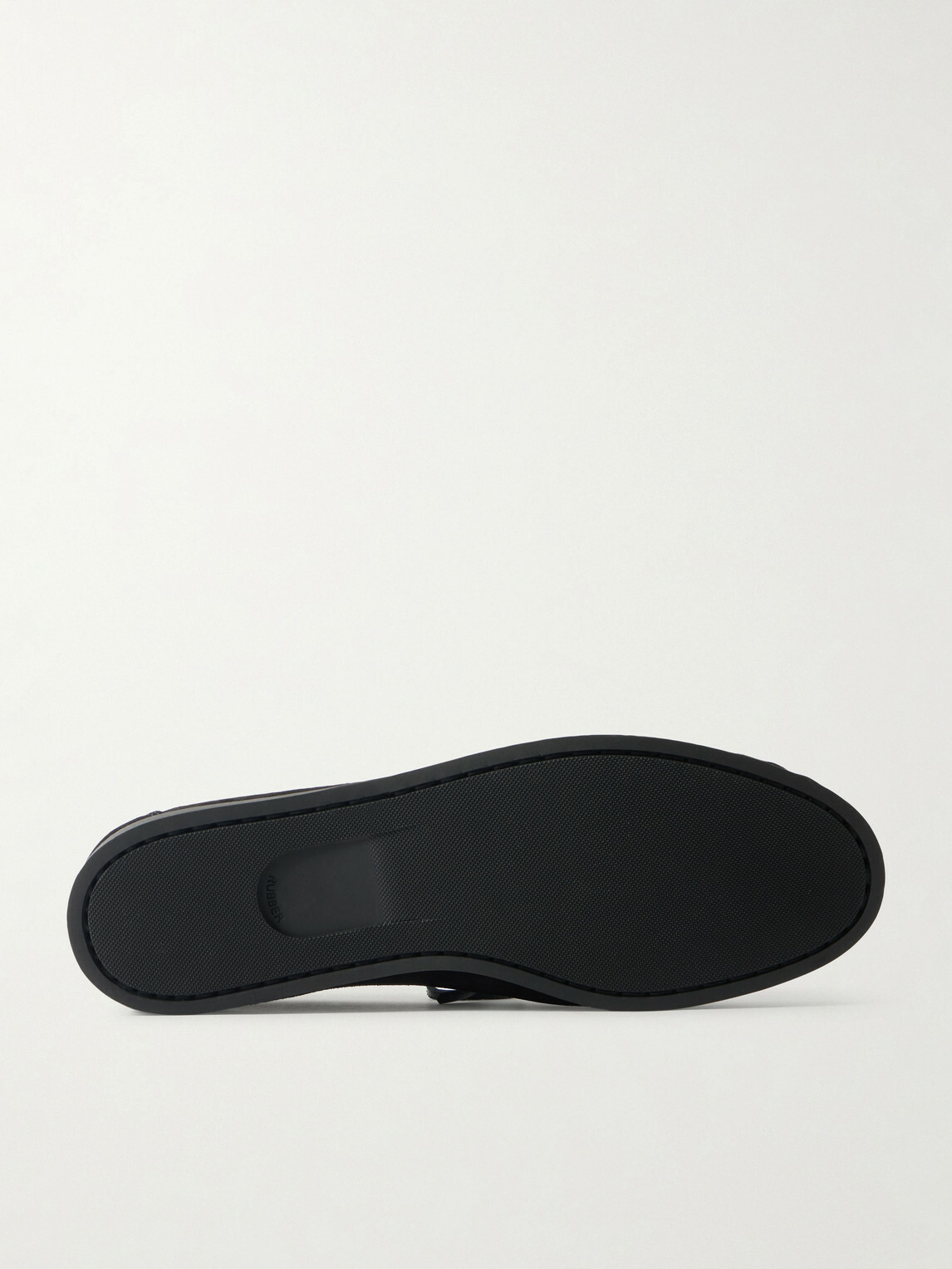 VINNY's - Boatman Suede Boat Shoes - Black