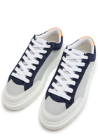 Cleens Luxor Panelled Woven Sneakers Navy