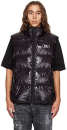 Dsquared2 Black Quilted Down Vest