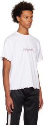 PALMER White Frilly T-Shirt