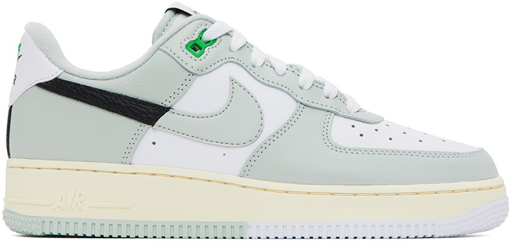 Photo: Nike Green Air Force 1 '07 LV8 Sneakers