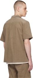 FRAME Tan Patch Pocket Shirt