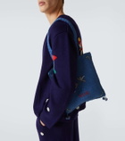 Bode Laurel beaded crochet tote bag