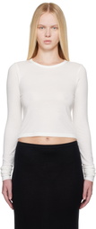 ÉTERNE Off-White Long Sleeve Baby T-shirt