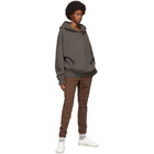 Fear of God Grey Brushed Knit Hoodie