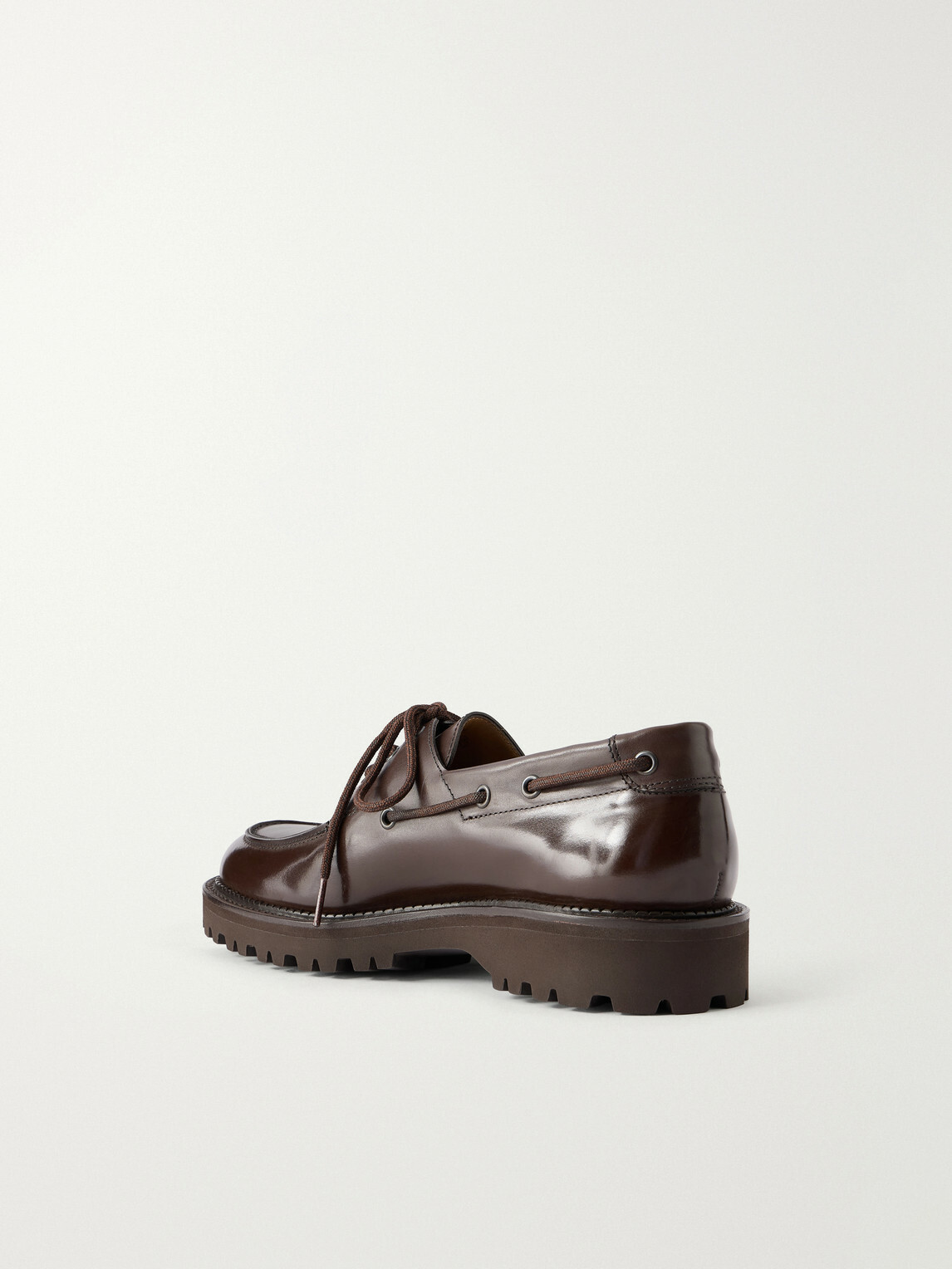 John Lobb - Tide Leather Boat Shoes - Brown