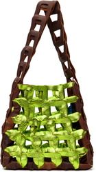 SC103 Brown & Green Links Bag
