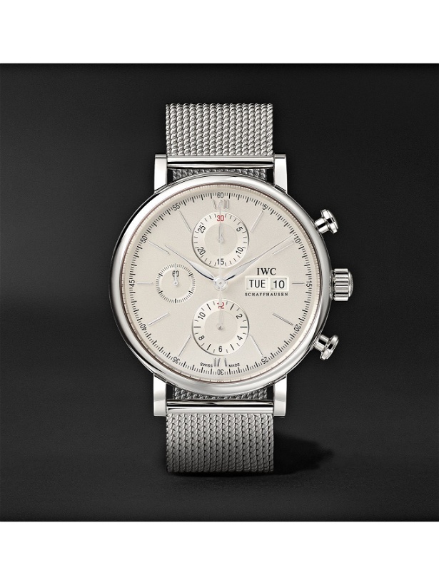 Photo: IWC Schaffhausen - Portofino Automatic Chronograph 42mm Stainless Steel Watch, Ref. No. IW391028