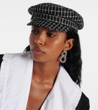 Roger Vivier Embellished newsboy cap
