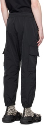 Balmain Black Drawstring Cargo Pants