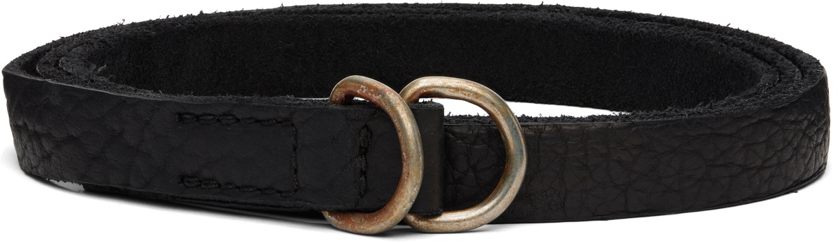 Guidi Black Full Grain Leather Belt Guidi