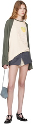 OPEN YY White & Green 'I LOVE YY' Raglan T-shirt