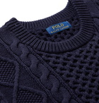 Polo Ralph Lauren - Cable-Knit Cotton Sweater - Blue