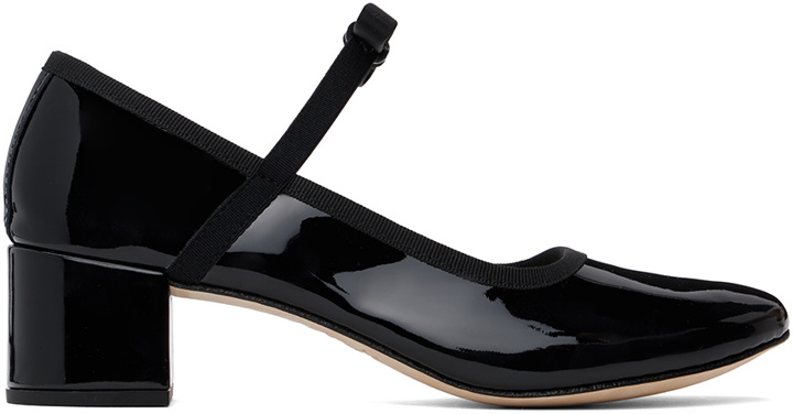 Photo: Repetto Black Guillemette Mary Jane Heels