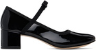 Repetto Black Guillemette Mary Jane Heels