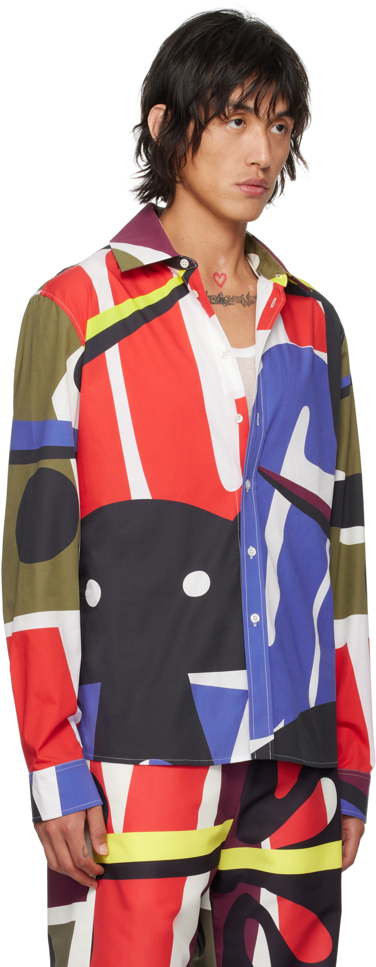 Walter Van Beirendonck Multicolor Star Shirt