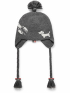 Thom Browne - Reversible Wool-Jacquard Beanie