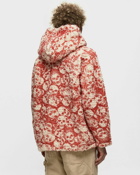 Erl Printed Vintage Fleece Hoodie Knit Red - Mens - Hoodies