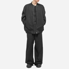 Rick Owens DRKSHDW Men's Jumbo Flight Jacket in Black