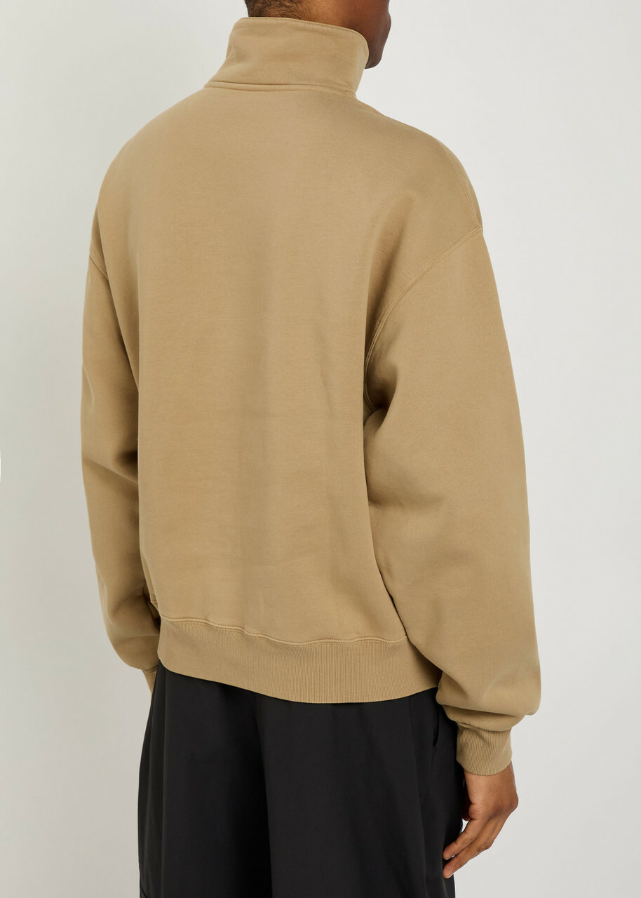 Jacquemus Le Camionneur Gros Grain Cotton Sweatshirt Beige