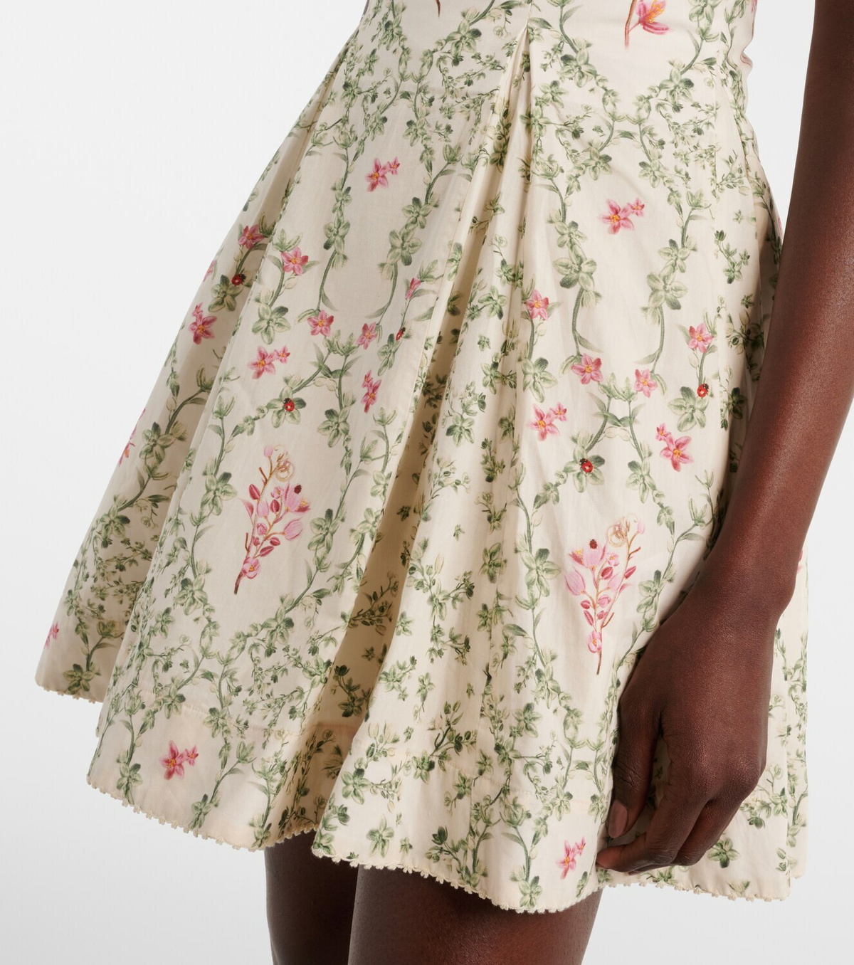 Agua by Agua Bendita Agua floral cotton minidress