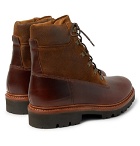 Grenson - Rutherford Leather and Suede Boots - Brown