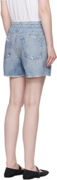 rag & bone Blue Miramar Terry Walking Shorts