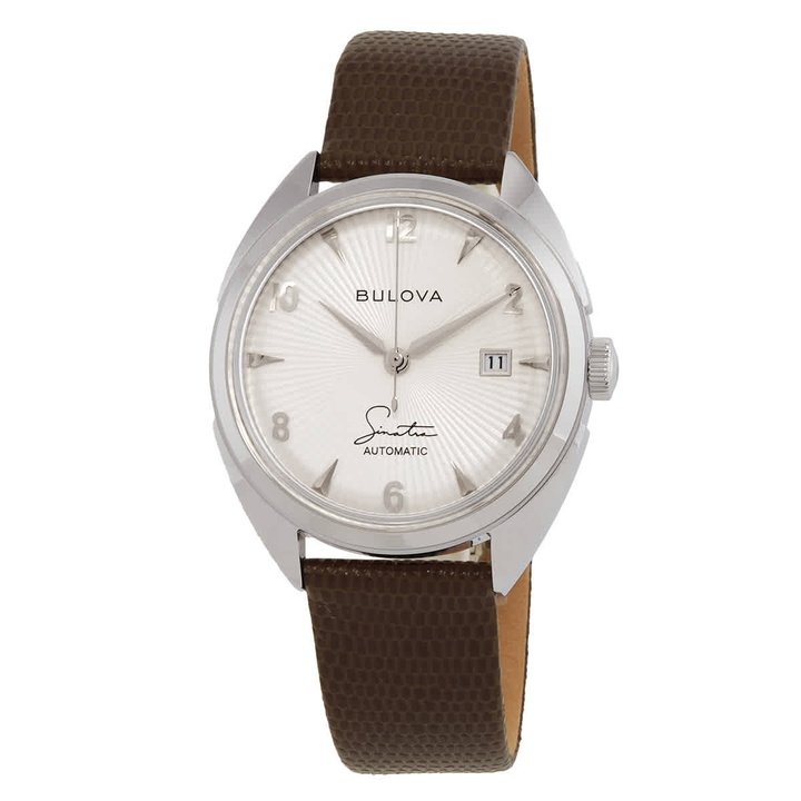 Photo: Bulova Fly Me To The Moon Automatic Crystal Silver Dial Ladies Watch 96B347