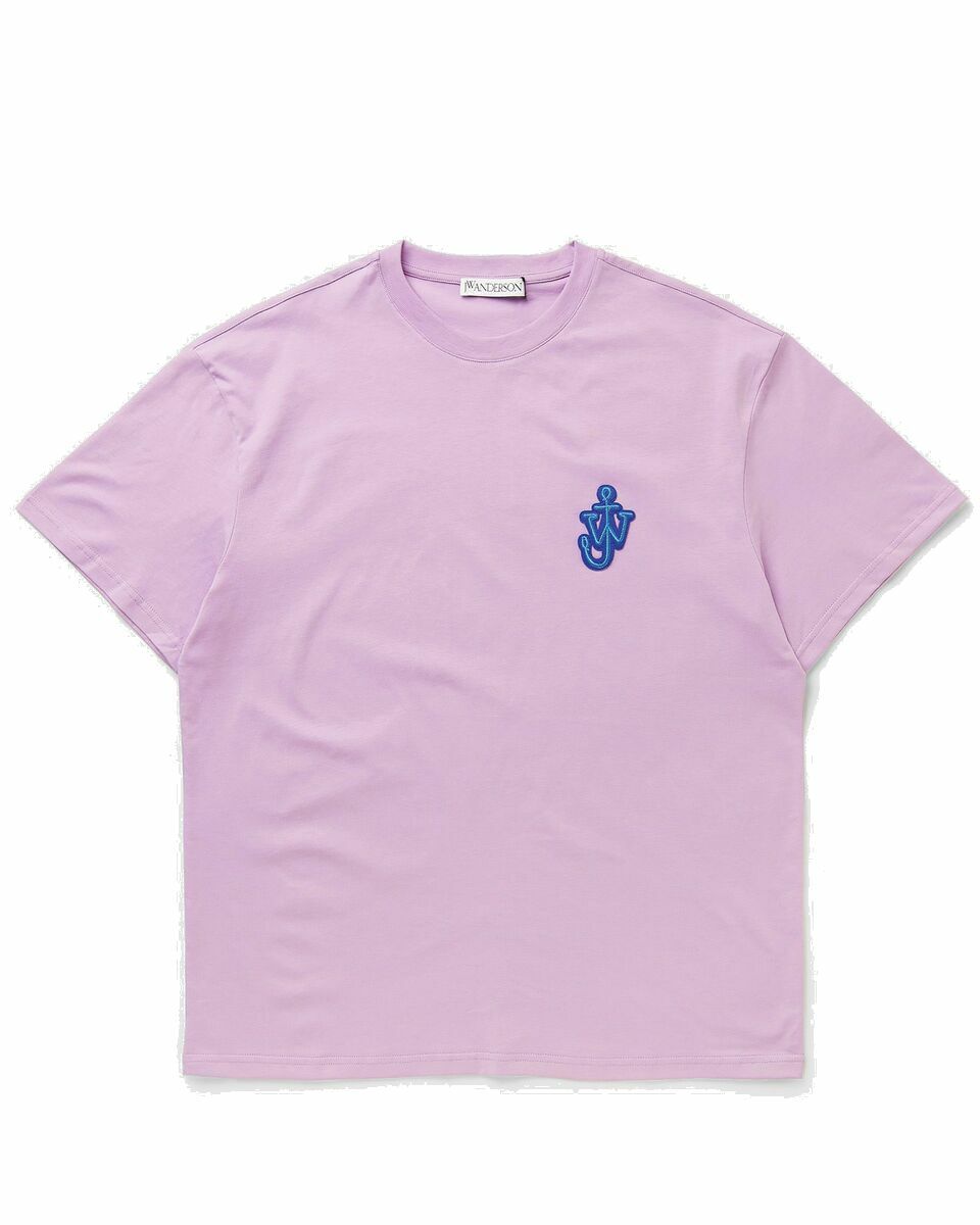 Photo: Jw Anderson Anchor Patch Tee Pink - Mens - Shortsleeves