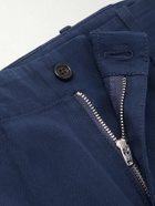 Dunhill - Straight-Leg Cotton-Twill Chino Shorts - Blue