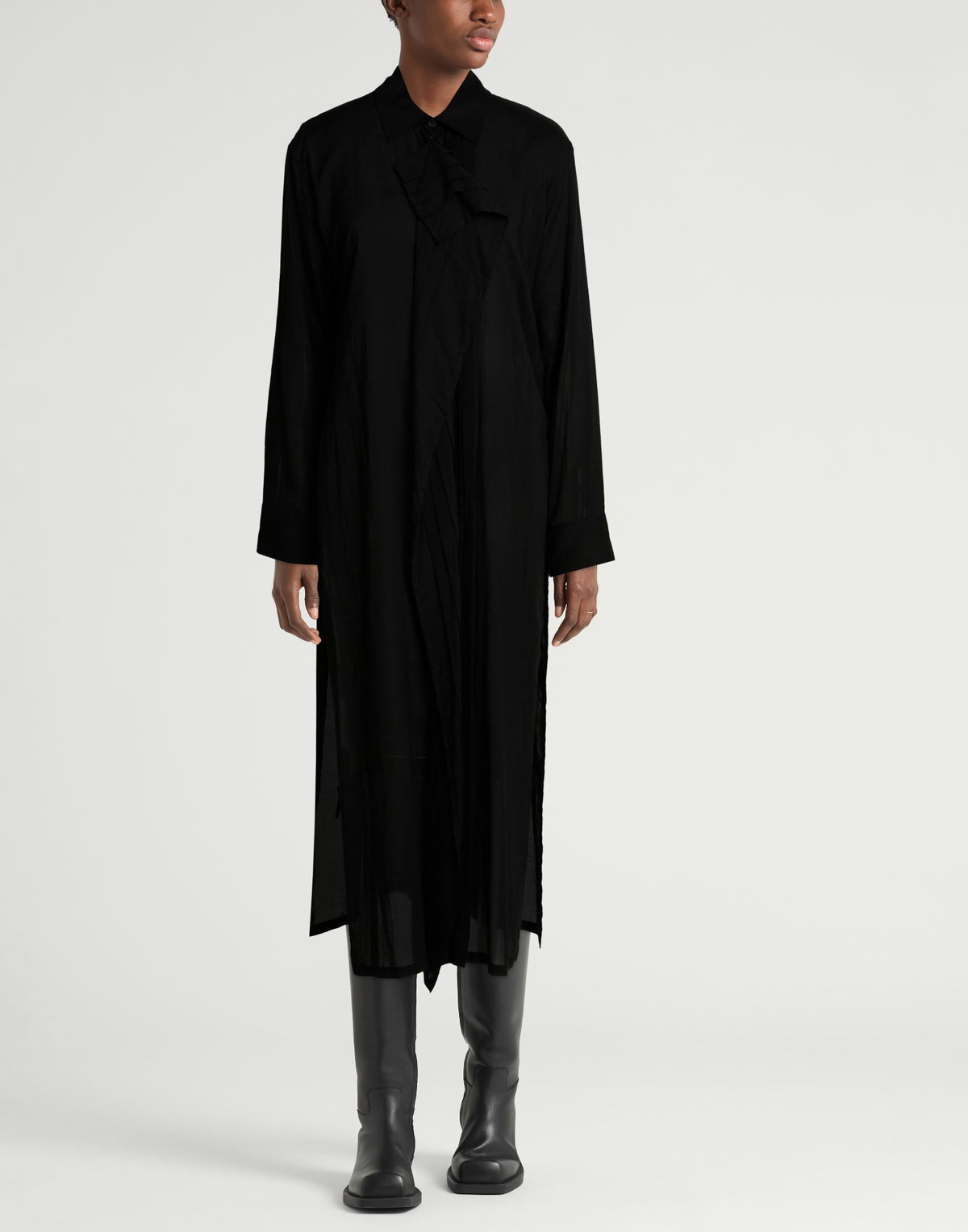 Yohji Yamamoto Womens Shirt in Black