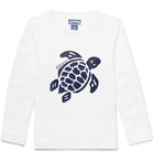 Vilebrequin - Boys Ages 2 - 12 Printed Stretch-Jersey Rash Guard - Men - White