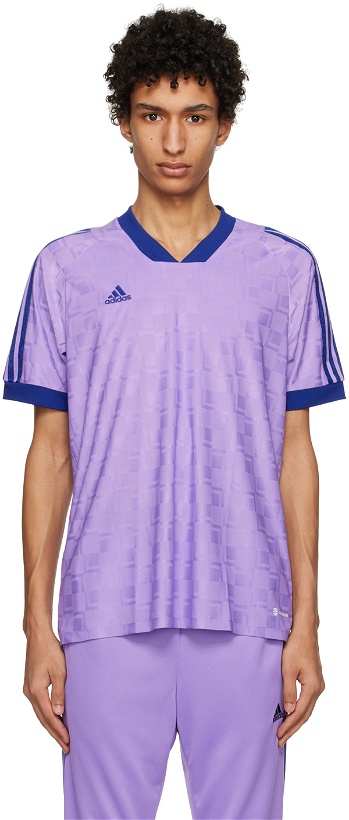 Photo: adidas Originals Purple Tiro T-Shirt
