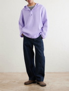 God's True Cashmere - Linen Hooded Jacket - Purple