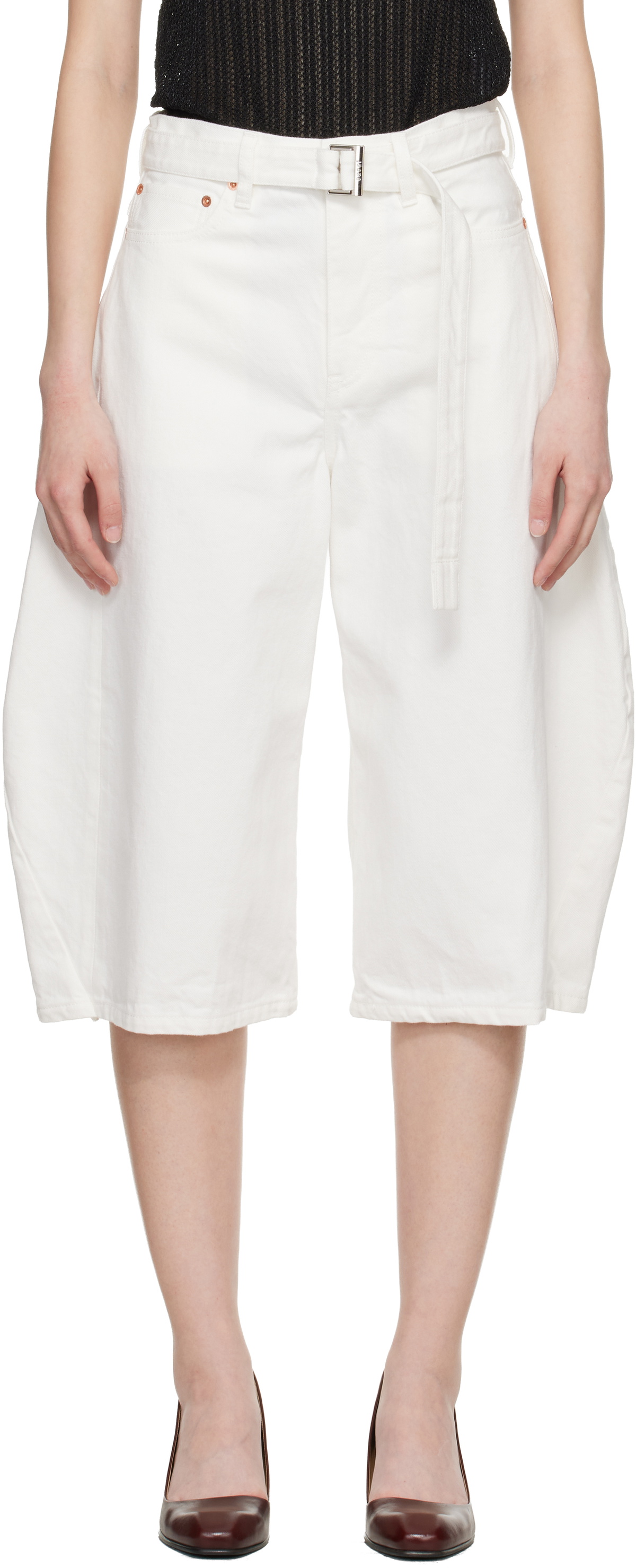 sacai Off-White Denim Jeans